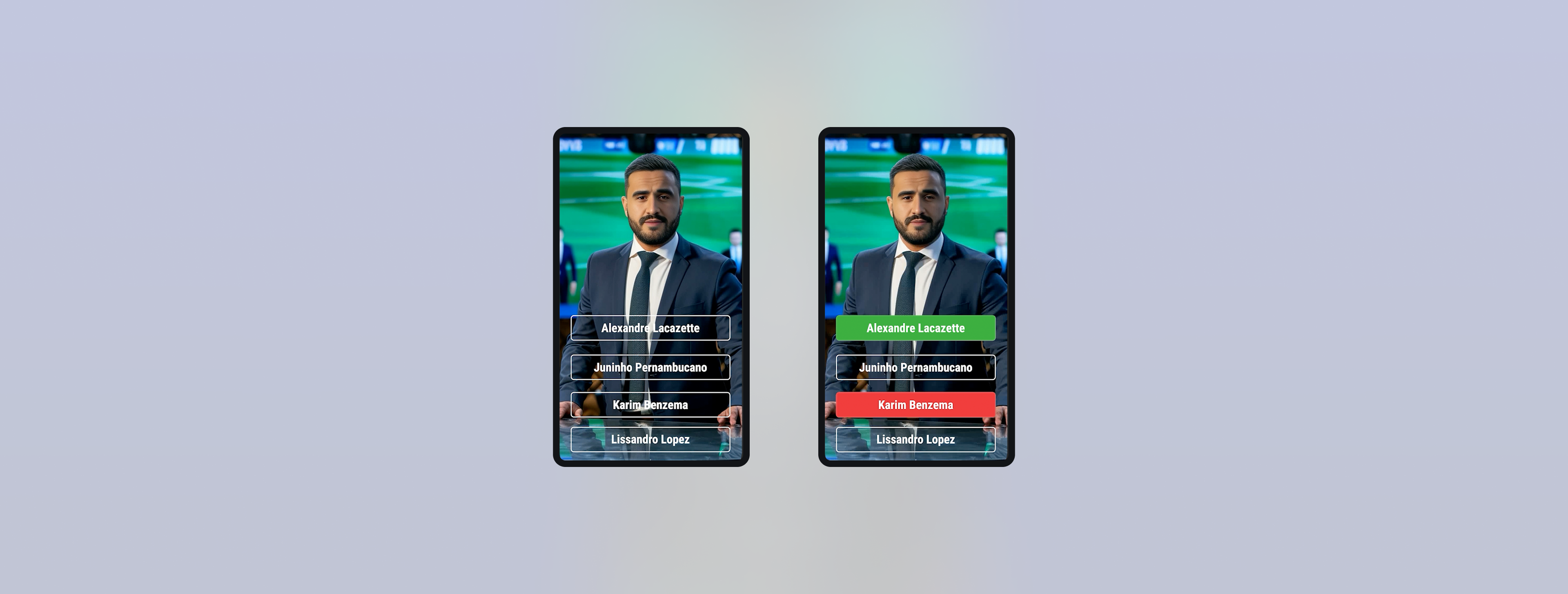 Autonomous quiz generation results